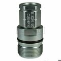 Dixon DQC CVV European Interchange Female Plug, 7/8-14 Nominal, Female O-Ring Boss End Style, Steel CVV4OF5